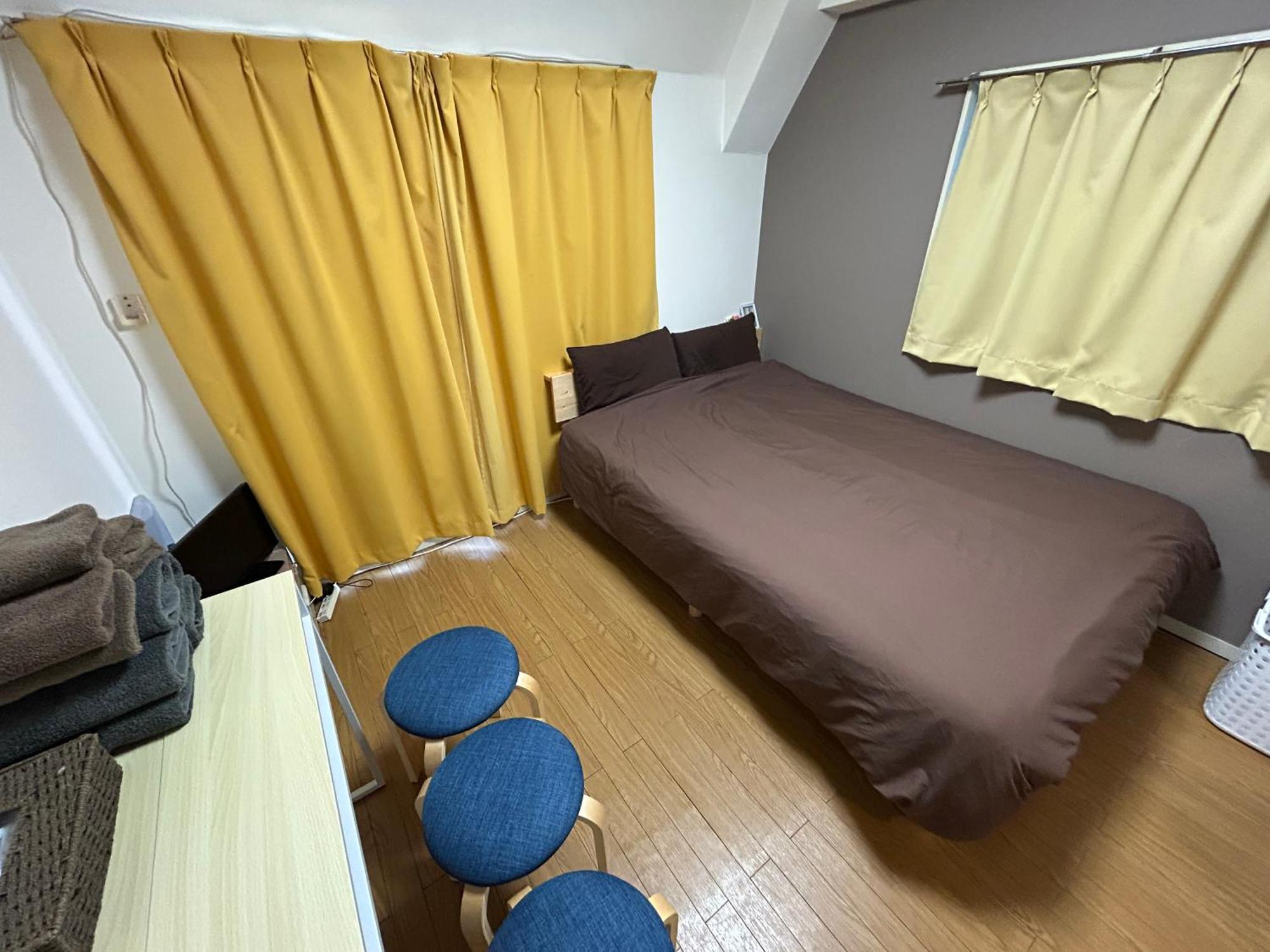 Guest House Zwell Hakata Ohori Park Fukuoka  Oda fotoğraf